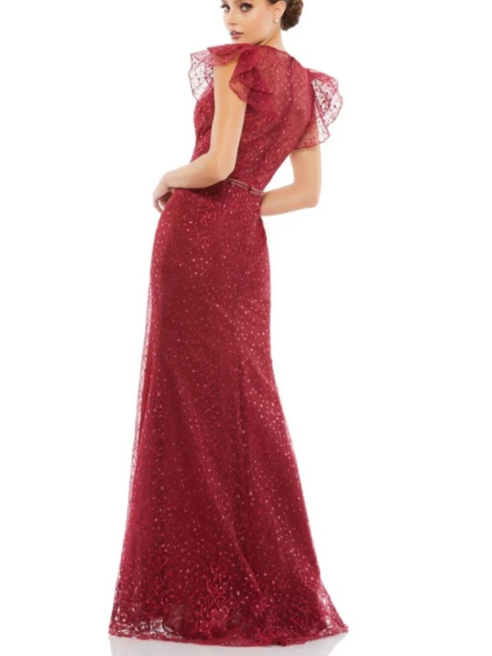 Mac Duggal Evening Gown – Size 10 – Elegant Embellished Formal Dress - Picture 15 of 15